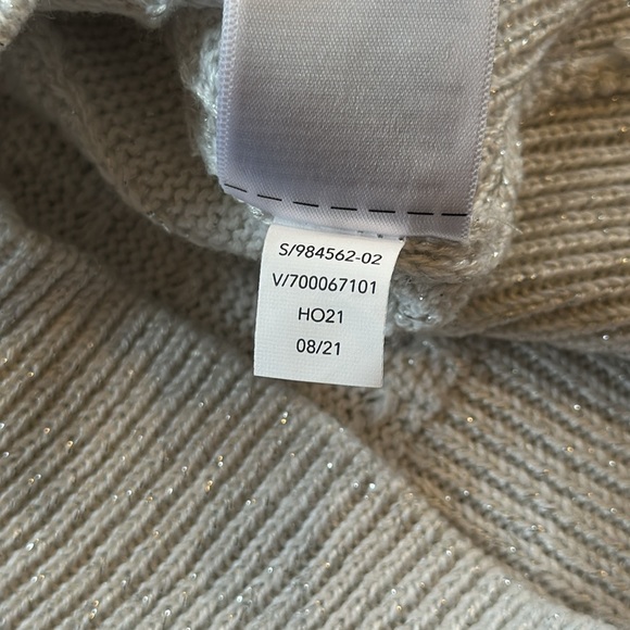 Athleta Crossroads crewneck metallic sweater XS - Picture 9 of 12